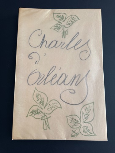 Poemes charles orleans - charles, d'orleans