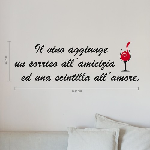 Wall stickers frase vino - stickers,