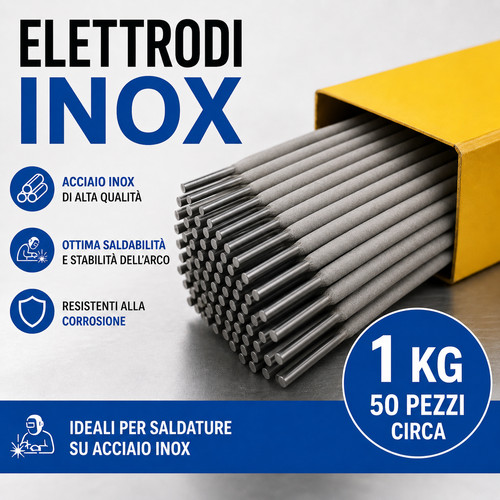 Elettrodi acciaio inox 50 - ,