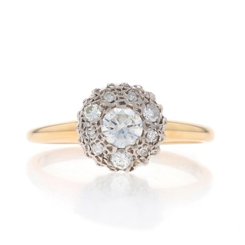 Oro giallo diamante vintage - oro,