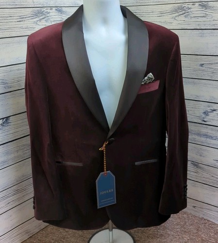 Joules blazer velluto rosso - blazer,