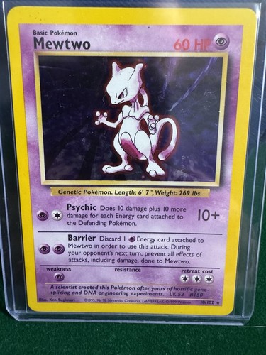 Pokémon tcg mewtwo set base - set,