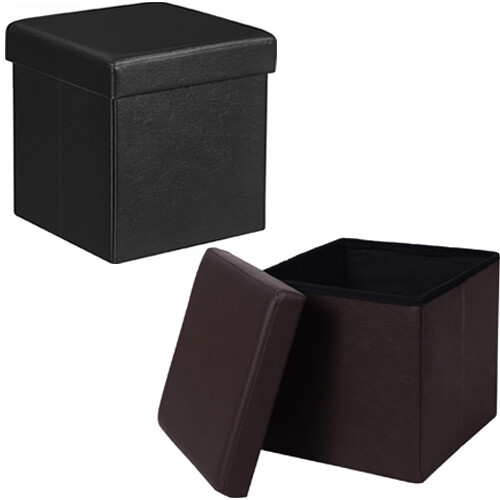 Pouf puff contenitore quadrato