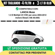 Tagliando per LANCIA Musa 1.3 D Multijet 51 kw - 3 Lt di Selenia + 4 Filtri a...