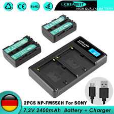 2x NP-FM500H 2.4AH batteria e