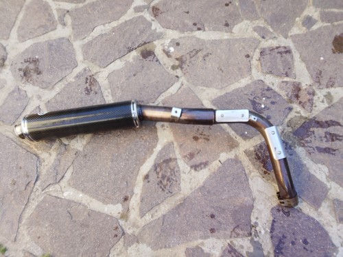 Scarico carbonio marving honda - carbonio,
