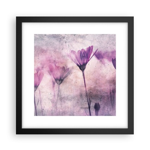 Poster 30x30cm fiori rosa - 30x30cm,