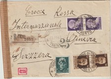 9-Croce Rossa Ginevra periodo Amgot Novembre1943-Prigionieri Guerra-Tione Trento