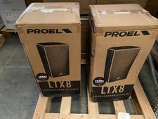 LTX8AW" Diffusore Attivo 8"/320Wp SpL121db Bi.Stok 1Coppia.(Colore Bianco)