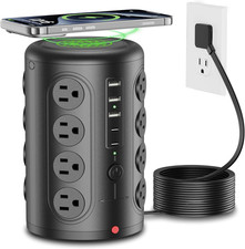 Power Strip Tower Surge