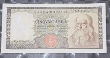 50000 Lire Leonardo Decreto 16