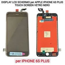 DISPLAY LCD SCHERMO per APPLE IPHONE 6S PLUS TOUCH SCREEN VETRO NERO