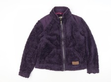 Giacca da regata in poliestere viola per bambina, taglia 9-10 anni