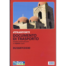5 Documento di Trasporto A4 Blocco DDT 3 copie Data Ufficio DU1687CD330