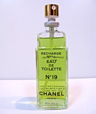 NO BOX PROFUMO VINTAGE CHANEL 19 REFILL 100ML EAU DE TOILETTE POUR FEMME DONNA