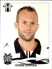 figurina Superleague Panini Grecia 2009 #283 PAOK F.C. Sorlin Olivier