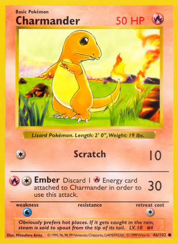 Charmander 102 pokemon - -,
