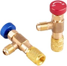 Valvola di carica del refrigerante 2 pezzi, R410 R22