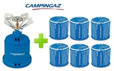 FORNELLO FORNELLINO GAS CAMPING STOVE 206 S 1230 W CAMPINGAZ + 6 CARTUCCE C206