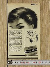 Pubblicità vintage 1951 Palmolive shampoo da donna