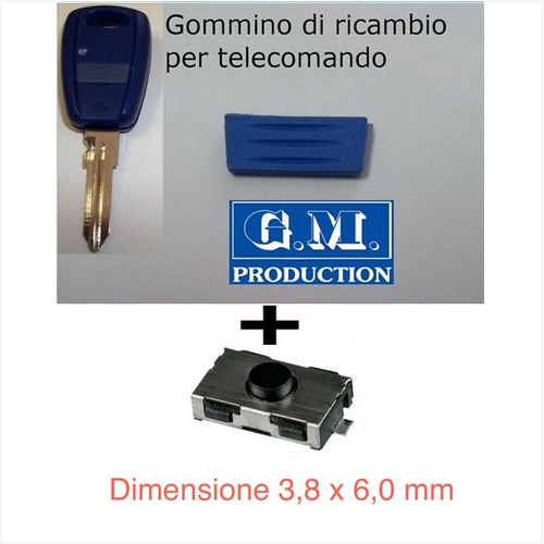 Tasto chiave gommino - fiat, 500