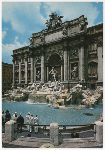 Roma fontana trevi veduta - roma, di