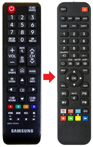 Telecomando adatto per samsung - telecomando,