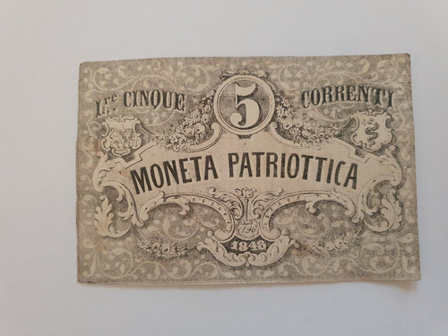 Cartamoneta patriottica di - patriottica,