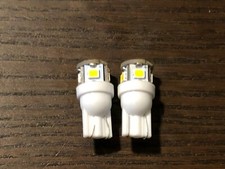 2 New Warm White 8V Wedge Lamp