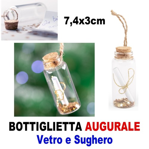 Bottiglietta bottiglia auguri - bottiglietta,