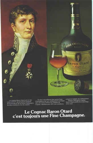 Publicite 1974 baron otard - ,