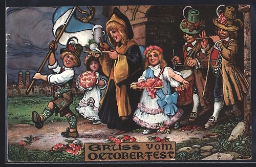 Cartolina oktoberfest kindl - cartolina, oktoberfest,