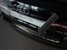 Paraurti acciaio inox nero per Audi A6 Avant tipo C8 dall'anno 04.2018-