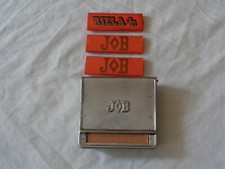 VECCHIA ROLLATRICE IN METALLO (JOB) PER SIGARETTE PORTA TABACCO - LEGGI