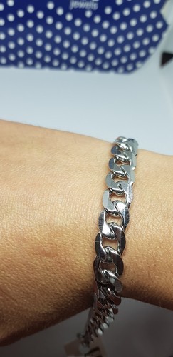 Bracciale acciaio catena - bracciale,