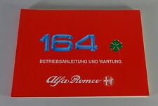 Manuale uso e manutenzione Alfa Romeo 164 3.0 V6 del 03/1990