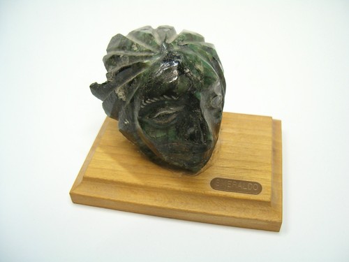 Scultura con testa indios - scultura,