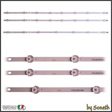 KIT 3 BARRE LED PER TV TOSHIBA 40L1653DB 40L3653DB