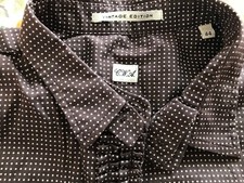 Camicia donna  C.W.A.  marrone pois