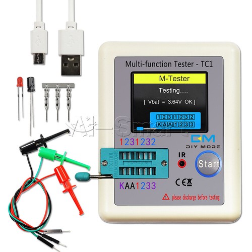 Lcr tc1 transistor tester tft - tester,