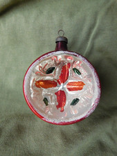 PALLA DI NATALE VINTAGE VETRO