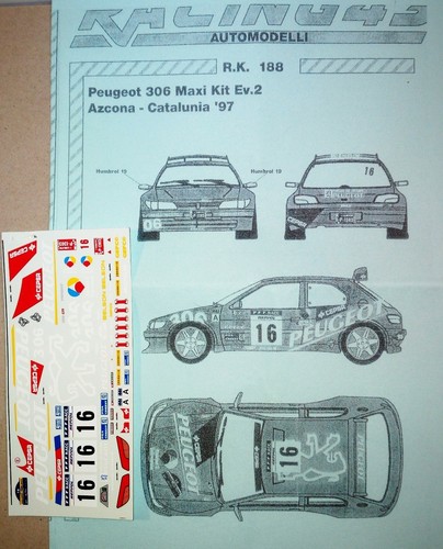 Decal peugeot 306 maxikit - decal,