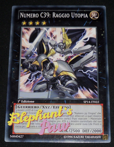 Yugioh numero c39 raggio - numero,
