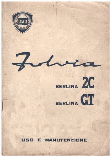 Lancia fulvia berlina - fulvia, 2c