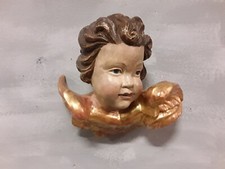 Angioletto In Legno Dipinto