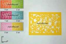 4 centrini in feltro rettangolari