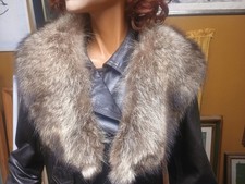 Collo di pelliccia di marmotta + code in regalo