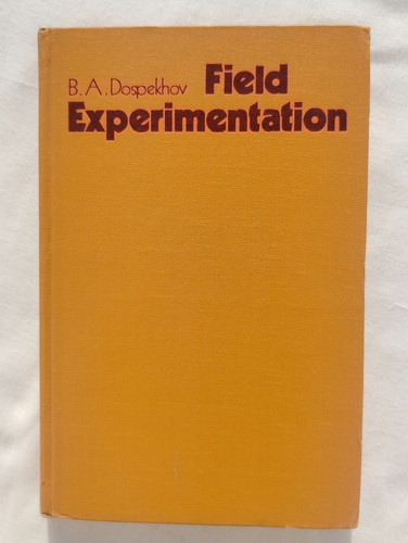 Field experimentation - field,