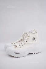 Scarpe Donna Freddy N 39 Bianche In Tela