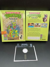 Teenage Mutant Hero Turtles The Coin - OP! - Disco Commodore/C 64/128 - BIG BOX - testato